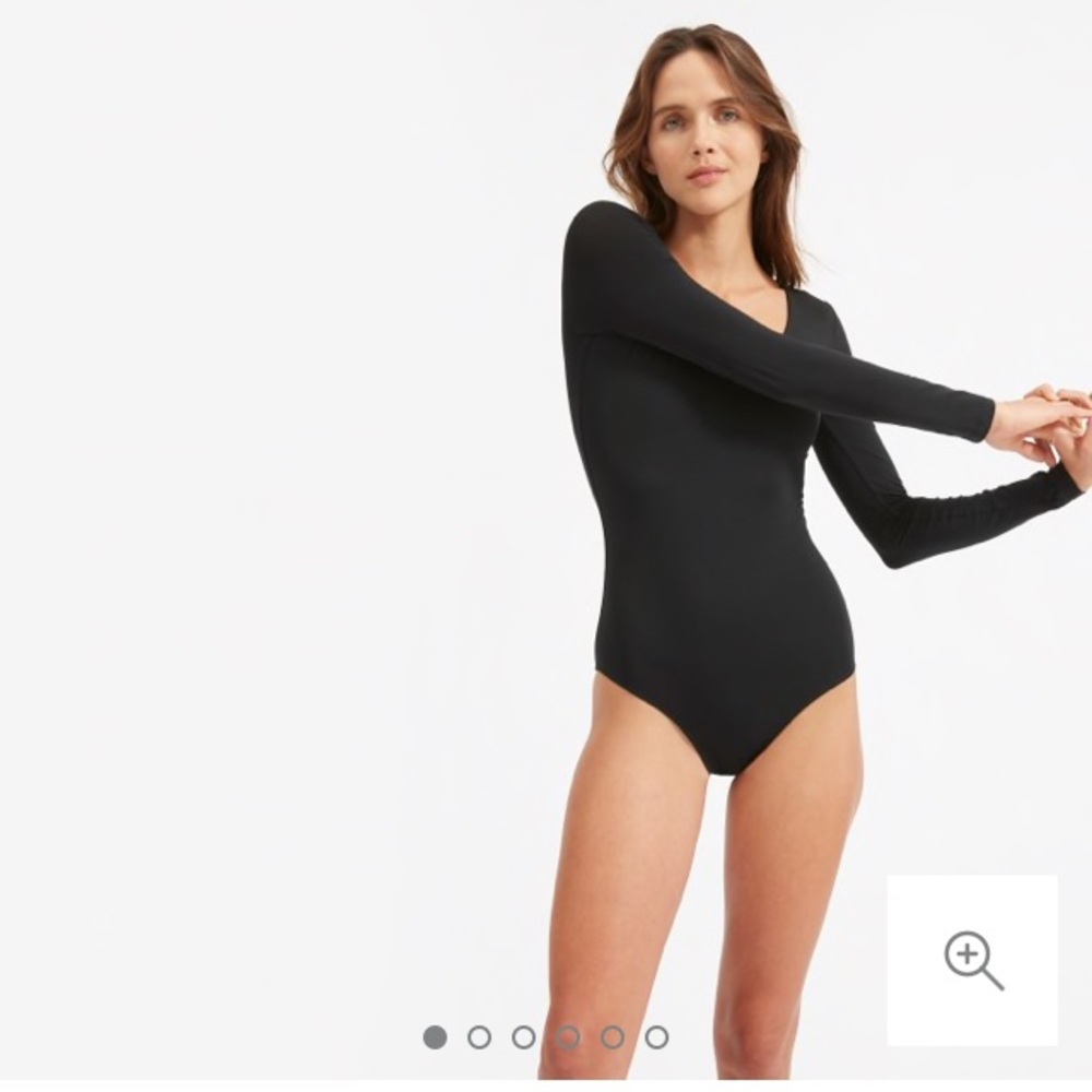 Long Sleeve V Neck Bodysuit